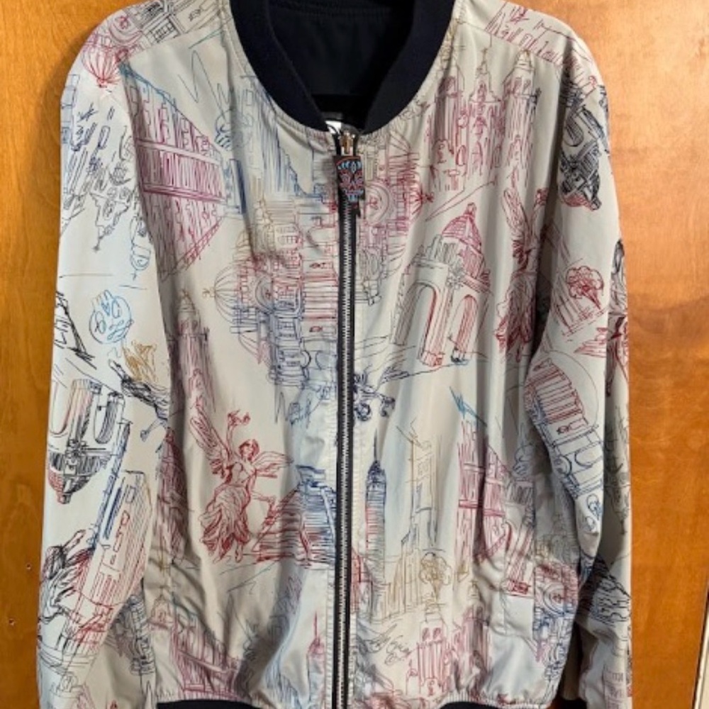 Mexico City Print Bomber Jacket